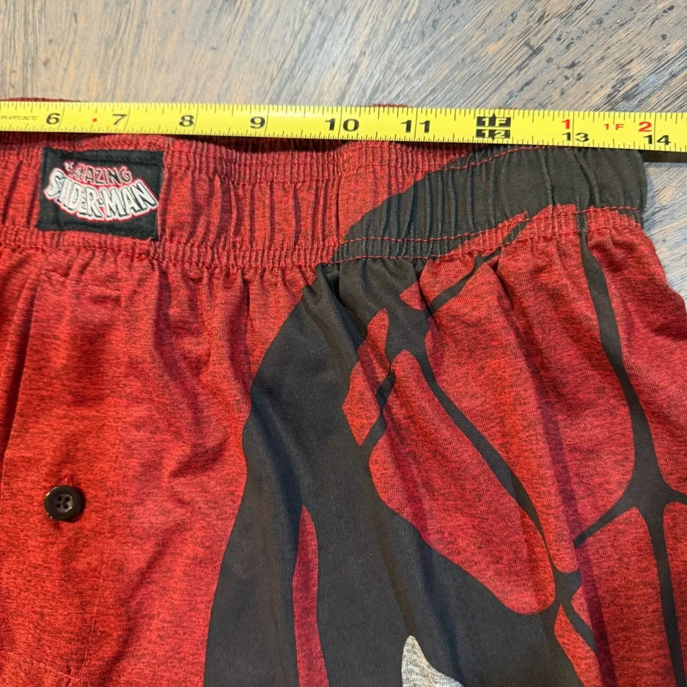 Marvel Amazing‎ Spider-Man Graphic Lounge Shorts Red Black Men’s L